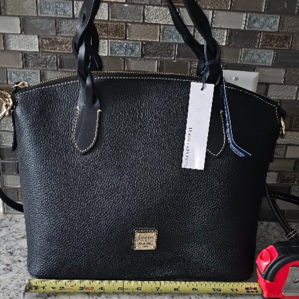 NWT Dooney & Bourke Black Celeste Satchel Purse